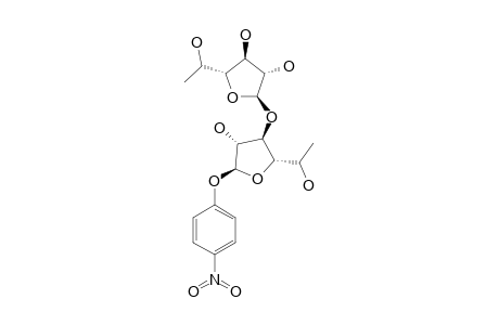 PARA-NITROPHENYL-BETA-D-FUCOFURANOSYL-(1->3)-BETA-D-FUCOFURANOSIDE
