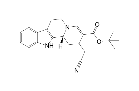 17,18-Dinorcorynan-19-oic acid, 16-cyano-20,21-didehydro-, 1,1-dimethylethyl ester, (3.beta.)-(.+-.)-