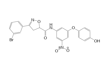 3-(3-bromophenyl)-N-[3-(4-hydroxyphenoxy)-5-nitrophenyl]-4,5-dihydro-5-isoxazolecarboxamide