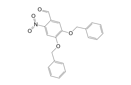 Benzaldehyde, 2-nitro-4,5-bis(phenylmethoxy)-