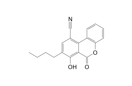 7-Hydroxy-8-butyl-6-oxobenzo[c]chromen-10-carbonitrile