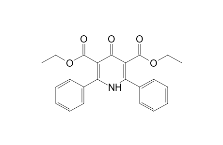 1,4-dihydro-2,6-diphenyl-4-oxo-3,5-pyridinedicarboxylic acid, diethyl ester