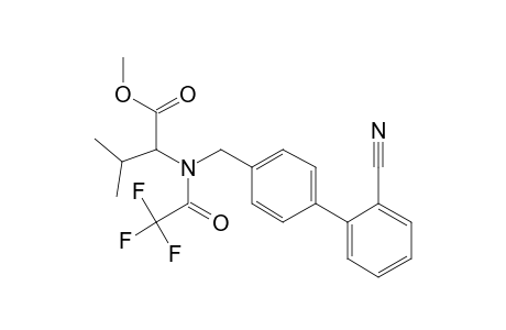 L-Valine, N-(2'-cyanobiphenyl-4-ylmethyl)-N-trifluoroacetyl-, methyl ester