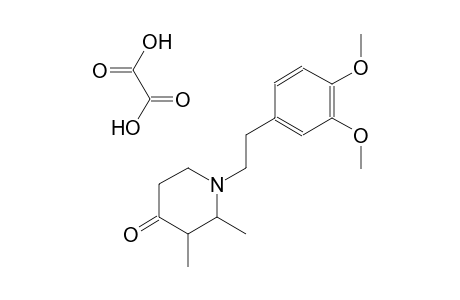 1-(3,4-dimethoxyphenethyl)-2,3-dimethylpiperidin-4-one oxalate