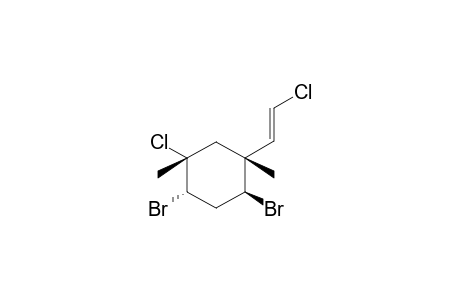 (1R,2S,4S,5R,E)-2,4-dibromo-1-chloro-5-(2-chlorovinyl)-1,5-dimethylcyclohexane