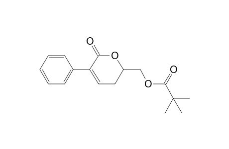 (6-oxidanylidene-5-phenyl-2,3-dihydropyran-2-yl)methyl 2,2-dimethylpropanoate