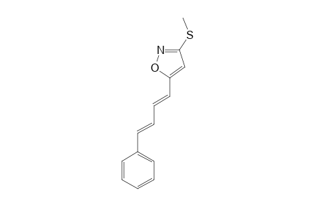 3-METHYLTHIO-5-(4-PHENYL-1,3-BUTADIENYL)-ISOXAZOLE