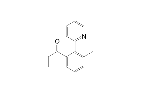 1-[3-Methyl-2-(2-pyridinyl)phenyl]-1-propanone