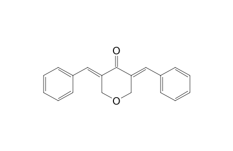 (3E,5E)-3,5-Dibenzylidene-tetrahydropyran-4-one