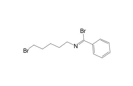 Benzenecarboximidoyl bromide, N-(5-bromopentyl)-