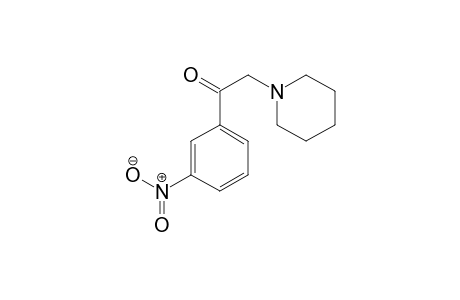 2-Piperidino-3'-nitroacetophenone