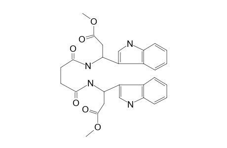 1,4-Butane diamide, N,N'-di-[2-carbmethoxy-1-[3-indolyl]ethyl]-