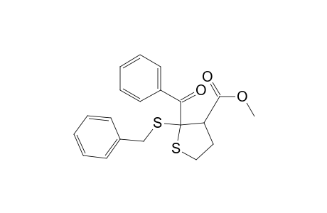 3-Thiophenecarboxylic acid, 2-benzoyltetrahydro-2-[(phenylmethyl)thio]-, methyl ester