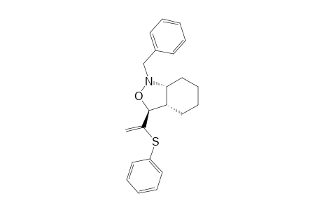 (3S*,3aS*,7aR*)-1-(Phenylmethyl)-3-[1-(phenylthio)ethenyl]hexahydro-2,1-benzisoxazoline