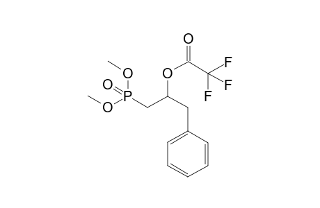 Dimethyl 2-trifluoroacetoxy-3-phenylpropylphosphonate