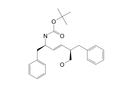 (2S,5S)-2-BENZYL-5-[(TERT.-BUTOXYCARBONYL)-AMINO]-6-PHENYL-(E)-3-HEXEN-1-OL