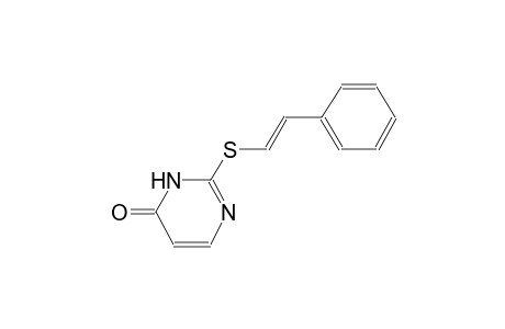 2-{[(E)-2-phenylethenyl]sulfanyl}-4(3H)-pyrimidinone