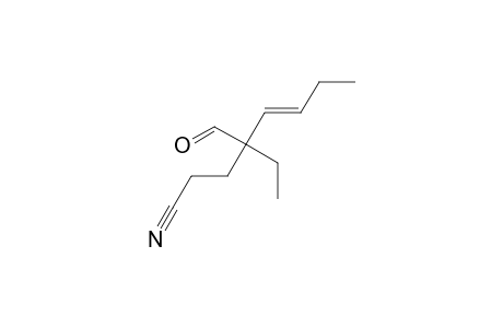 5-Octenenitrile, 4-ethyl-4-formyl-