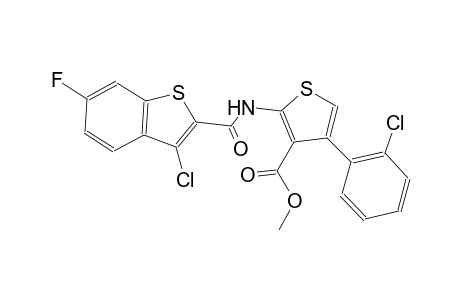 methyl 2-{[(3-chloro-6-fluoro-1-benzothien-2-yl)carbonyl]amino}-4-(2-chlorophenyl)-3-thiophenecarboxylate
