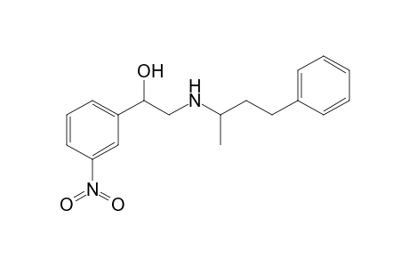 2-(1-Methyl-3-phenyl-propylamino)-1-(3-nitro-phenyl)-ethanol