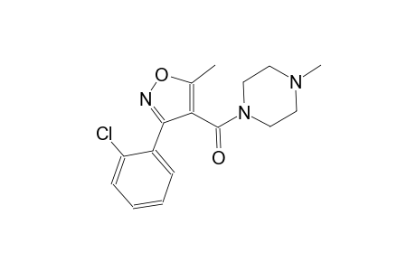 1-{[3-(2-chlorophenyl)-5-methyl-4-isoxazolyl]carbonyl}-4-methylpiperazine