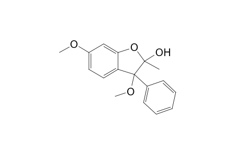 2,3-Dihydro-3,6-dimethoxy-2-methyl-3-phenyl-2-benzofuranol