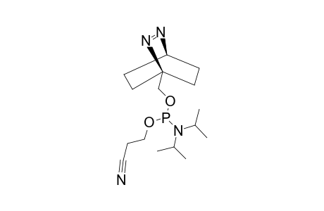 2,3-DIAZABICYCLO-[2.2.2]-OCT-2-ENE-2-CYANOETHYL-N,N-DIISOPROPYLPHOSPHORAMIDITE