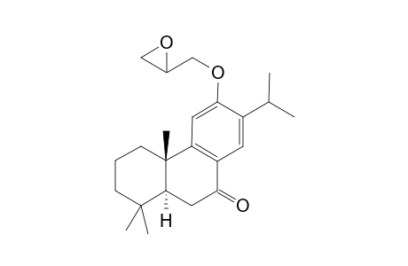 (4aS,10aS)-7-Isopropyl-1,1,4a-trimethyl-6-oxiranylmethoxy-2,3,4,4a,10,10a-hexahydro-1H-phenanthren-9-one