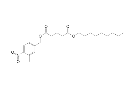 Glutaric acid, 3-methyl-4-nitrobenzyl nonyl ester