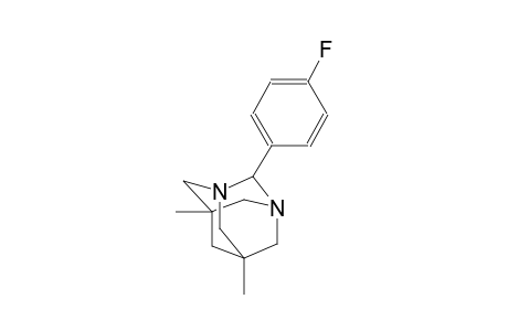 2-(4-fluorophenyl)-5,7-dimethyl-1,3-diazatricyclo[3.3.1.1~3,7~]decane