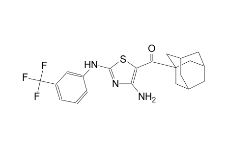methanone, [4-amino-2-[[3-(trifluoromethyl)phenyl]amino]-5-thiazolyl]tricyclo[3.3.1.1~3,7~]dec-1-yl-