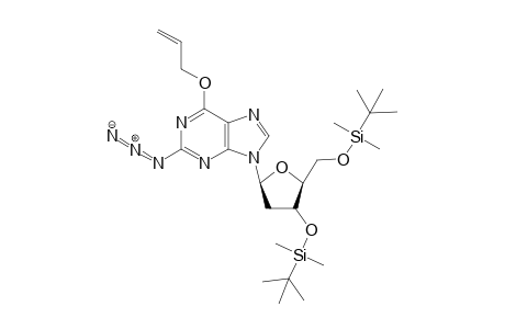 6-O-Allyl-2-azido-3',5'-bis-O-(tert-butyldimethylsilyl)-2'-deoxyinosine