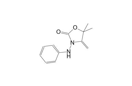 3-Anilino-5,5-dimethyl-4-methylene-1,3-oxazolidin-2-one