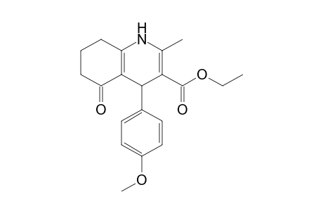4-(4-Methoxyphenyl)-2-methyl-5-oxo-4,6,7,8-tetrahydro-1H-quinoline-3-carboxylic acid ethyl ester
