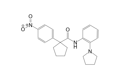 cyclopentanecarboxamide, 1-(4-nitrophenyl)-N-[2-(1-pyrrolidinyl)phenyl]-
