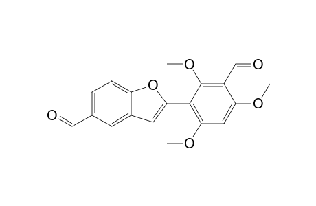 2-(3-Formyl-2,4,6-trimethoxyphenyl)-5-formylbenzofuran
