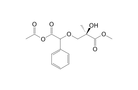 (R)-3-(2-Acetoxy-2-oxo-1-phenyl-ethoxy)-2-hydroxy-2-methyl-propionic acid methyl ester