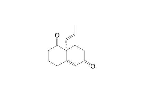 (8aR)-8a-[(E)-prop-1-enyl]-3,4,7,8-tetrahydro-2H-naphthalene-1,6-dione