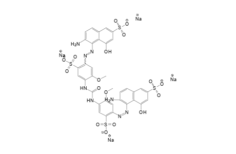 2-Naphthalenesulfonic acid, 5,5'-[carbonylbis[imino(5-methoxy-2-sulfo-4,1-phenylene)azo]]bis[6-amino-4-hydroxy-, tetrasodium salt