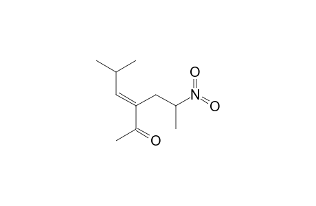 (E)-5-Nitro-3-isobutylidenehexane-2-one