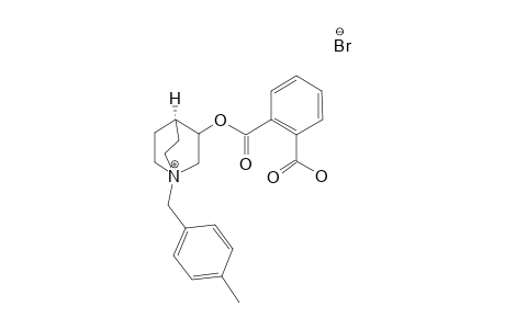 3-PHTHALOYLOXY-1-(4-METHYLBENZYL)-QUINUCLIDINIUM-BROMIDE