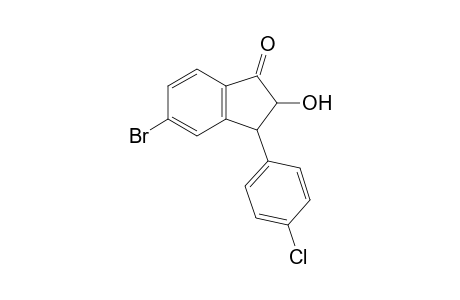 5-Bromo-3-(4-chlorophenyl)-2-hydroxy-2,3-dihydro-1H-inden-1-one