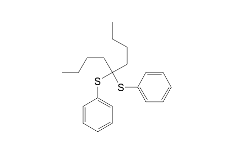 Benzene, 1,1'-[(1-butylpentylidene)bis(thio)]bis-