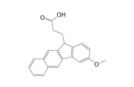 3-Methoxy-11h-benzo[b]fluorene-11-propionic acid