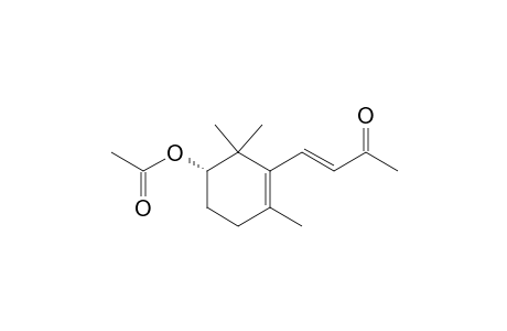 3-Buten-2-one, 4-[5-(acetyloxy)-2,6,6-trimethyl-1-cyclohexen-1-yl]-, [S-(E)]-