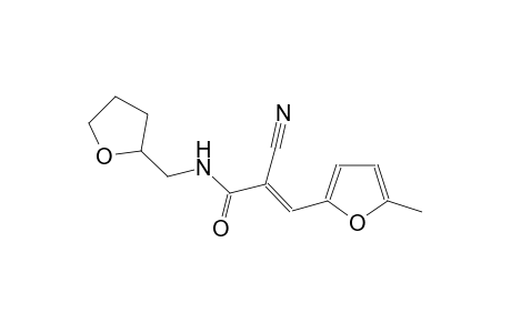 (2E)-2-cyano-3-(5-methyl-2-furyl)-N-(tetrahydro-2-furanylmethyl)-2-propenamide