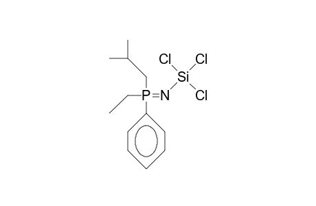 (Trichloro-silylimino)-ethyl-(2-methyl-propyl)-phenyl-phosphorane