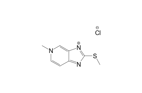 5-METHYL-2-METHYLTHIO-IMIDAZO-[4.5-C]-PYRIDINIUM-CHLORIDE