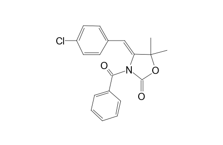 (Z)-3-Benzoyl-4-(4-chlorobenzylidene)-5,5-dimethyloxazolidin-2-one