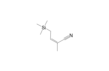 (Z)-2-methyl-4-trimethylsilyl-2-butenenitrile